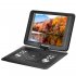 Watch movies  play games or read e books on the portable DVD player with a 14 inch screen with a 270 degree swivel
