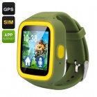 Watch over your children with the GPS Tracker Kids Watch Phone featuring an SOS button and iOS and Android app support