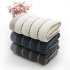 Water Absorption Cotton Face Towel for Home Skinfriendly Towel Dark gray 33   75cm