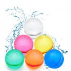Water Balloons Latex Automatic Water Filling Magnetic Suction Water Balls Summer Outdoor Games 6pcs random color