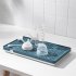 Water  Drainer Double Layer Dish Rack Multifunctional Tray For Kitchen white