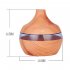 Water Drop Shape Air Humidifier USB Charging Mute Large Capacity Home Humidifier Light wood grain