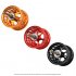 Water Droplets Round Long Road Reel Fishing Line Metal Wire Cup Fish Wheel Small Wheel Red  9 g NMB 
