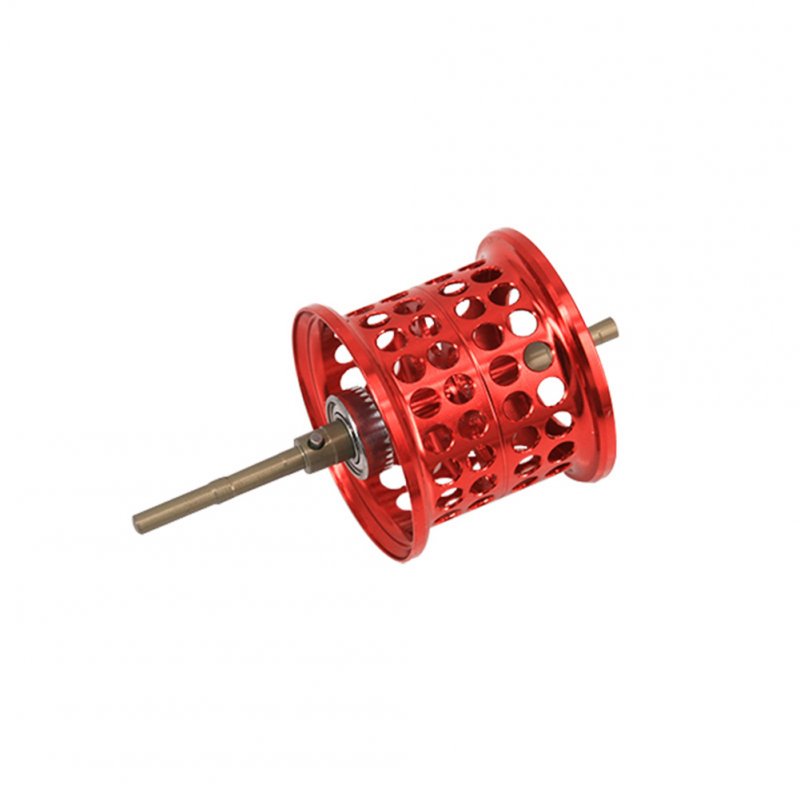 Water Droplets Round Long Road Reel Fishing Line Metal Wire Cup Fish Wheel Small Wheel Red (9 g NMB)