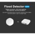Water Immersion Sensor Flood Water Leak Detector for Home Remote Alarm Security Soaking Sensor white