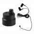 Water Leakage Detector Wall Pipe Leaking Sound Amplification Noise Reduction Water Leak Detection Alarm Device black