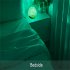Water Ripple Projector LED Night Lights 3 Colors Remote Crystal Table Lamp USB Powered For Ceiling Bathroom Bedroom Decor RGB remote
