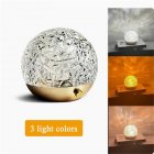 Water Ripple Projector LED Night Lights 3 Colors Remote Crystal Table Lamp USB Powered