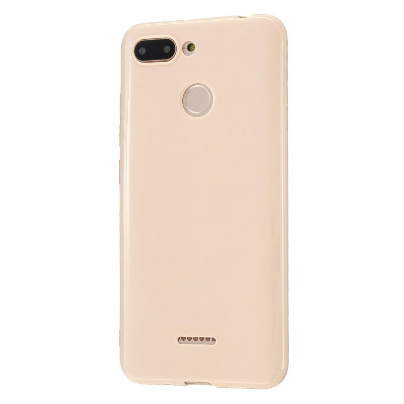 For Redmi 6/6A/6 Pro Cellphone Case Simple Profile Soft TPU Ultra Light Anti-Scratch Phone Cover Sakura pink