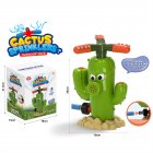 Water Spray Cactus Outdoor Toy Rotating Nozzle Automatic Water Spray Courtyard Garden Water Toys Spinner cactus