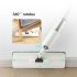 Water Spray Flat Mop Floor Cleaner 360 Spin Head Replaceable Mop Pad Household Cleaning Tool white
