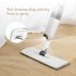 Water Spray Flat Mop Floor Cleaner 360 Spin Head Replaceable Mop Pad Household Cleaning Tool white