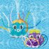 Water Spray Outdoor Toy Cute Cartoon Octopus Sprinkler Bath Toy For Summer Water Party Purple