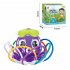 Water Spray Outdoor Toy Cute Cartoon Octopus Sprinkler Bath Toy For Summer Water Party Purple