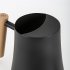 Watering Can With Long Spout 35oz Stainless Steel Leak proof Rust proof Indoor Watering Can With Wooden Handle For Indoor Plants Flowers Watering black