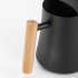 Watering Can With Long Spout 35oz Stainless Steel Leak proof Rust proof Indoor Watering Can With Wooden Handle For Indoor Plants Flowers Watering black