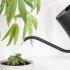 Watering Can With Long Spout 35oz Stainless Steel Leak proof Rust proof Indoor Watering Can With Wooden Handle For Indoor Plants Flowers Watering black