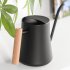 Watering Can With Long Spout 35oz Stainless Steel Leak proof Rust proof Indoor Watering Can With Wooden Handle For Indoor Plants Flowers Watering black