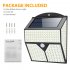 Waterproof Adjustable 436 Led Solar  Light For Outdoor Garden Path Courtyard 436led single
