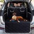 Waterproof Anti Dirty Pad Car Seated Mat with Pocket for Pet Cat Dog Outdoor Use black 185 103CM