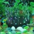 Waterproof Aquarium LED Air Bubble Diving Light Multi color Lamp for Fish Tank Decor  12 5CM flat plug
