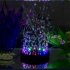 Waterproof Aquarium LED Air Bubble Diving Light Multi color Lamp for Fish Tank Decor  12 5CM flat plug