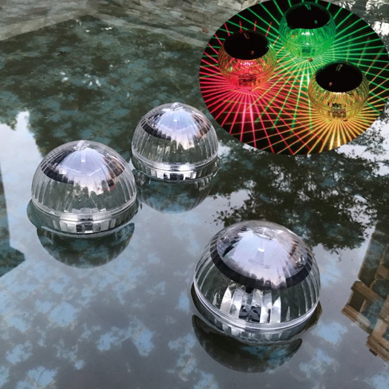 Waterproof Ball Shaped Solar-Powered Floating Lamp for Pool Lake Decoration Colorful light
