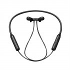 Waterproof Bluetooth-compatible  Earphones Hanging Neck Wireless Headset Sports In-ear Stereo Noise Cancelling Headphones black