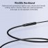 Waterproof Bluetooth compatible  Earphones Hanging Neck Wireless Headset Sports In ear Stereo Noise Cancelling Headphones black