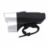 Waterproof COB USB Rechargeable LED Cycling MTB Bike Bicycle Head Light Tortch Lamp black silver head 112g