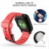 Waterproof Case for Apple Watch Band 4 iWatch Bands Silicone Strap 44mm 40mm Bracelet Smart Watch Accessories  Black red 44MM