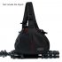 Waterproof DSLR Shoulder Camera Bag with Rain Cover Travel Triangle Sling Bag for Sony Nikon Canon Digital Camera Khaki