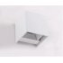 Waterproof Dimmable Aluminum Shell Wall Lamp for Outdoor Lighting warm light BD80 square cover white shell 12W