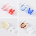 Waterproof Diving Swimming Ear Plugs   Silicone Nose Clip Kit with Storage Box for Kids Adult Dark gray