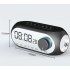 Waterproof Drop proof S8 Wireless  Bluetooth compatible  Speaker Alarm Clock Good Sound Quality Long Battery Life Perfect Desktop Companion white