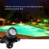 Waterproof Fishbowl  Light Aquarium Diving Spotlight With Suction Cup Remote Control 360 Degrees Rotated Amphibious Multi function Lamp 1 for 1 US Plug