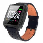 <span style='color:#F7840C'>Waterproof</span> Heart Rate Monitor Smart Sports Watch Bracelet With Alarm Clock Android IOS Mobile <span style='color:#F7840C'>Phone</span> for Men Women blue