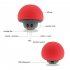 Waterproof Mini Wireless Bluetooth compatible  Speaker Portable Mushroom shaped Speaker Rechargeable Hands Free Music Player black