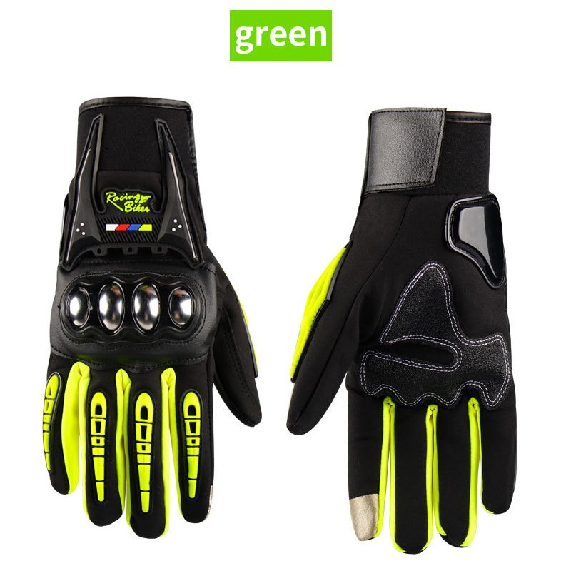 fluorescent cycling gloves