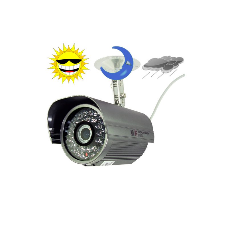 Waterproof Night Vision Security Camera - PAL (SONY 1/3 Lens)