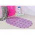 Waterproof Pebble Shape Surface Nonslip Mat with Suction Cup for Bathroom