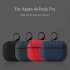 Waterproof Protective Case For Airpods Pro 3rd Generation Nylon Cloth Pattern Protective Case Dark green