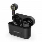 Waterproof S16 Bluetooth-compatible  Earphones Ergonomic Silicone Soft Cover Sports In-ear Stereo Tws Headset Wireless Headphones black