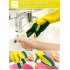 Waterproof Scrub Gloves Dish Washing Cleaning Silicone Sponge Rubber Soft Scouring Kitchen