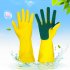 Waterproof Scrub Gloves Dish Washing Cleaning Silicone Sponge Rubber Soft Scouring Kitchen