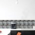 Waterproof Self Adhesive Mosaic Tile Sticker for DIY Kitchen Bathroom Decor FX708