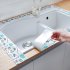 Waterproof Self adhesion Moisture Absorption Sticker for Bathroom Toilet Kitchen Seam Decoration Afternoon tea blue