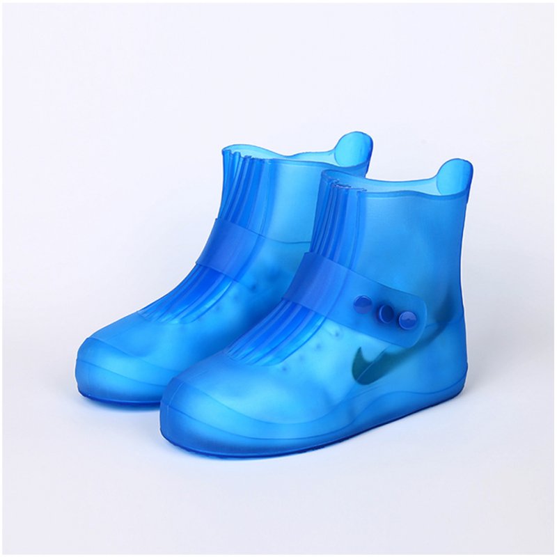 Waterproof Shoes Covers Non Slip Short Rain Boots for Kids Men Women