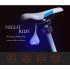 Waterproof Silicone Bicycle Taillight Rear Lights Heart Shape Night Warning LED red