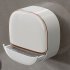 Waterproof Soap Dish With Drainage Box Soap Dish Wall Mounted Self Adhesive Clamshell Storage Box No Drilling Installation Soap Dish For Keep Soap Bars Dry crea